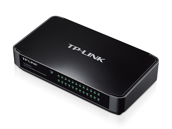 SWITCH TP LINK TL-SF1024M(UN) 24 PUERTOS RJ45 10/100 MBPS NO ADMINISTRABLE