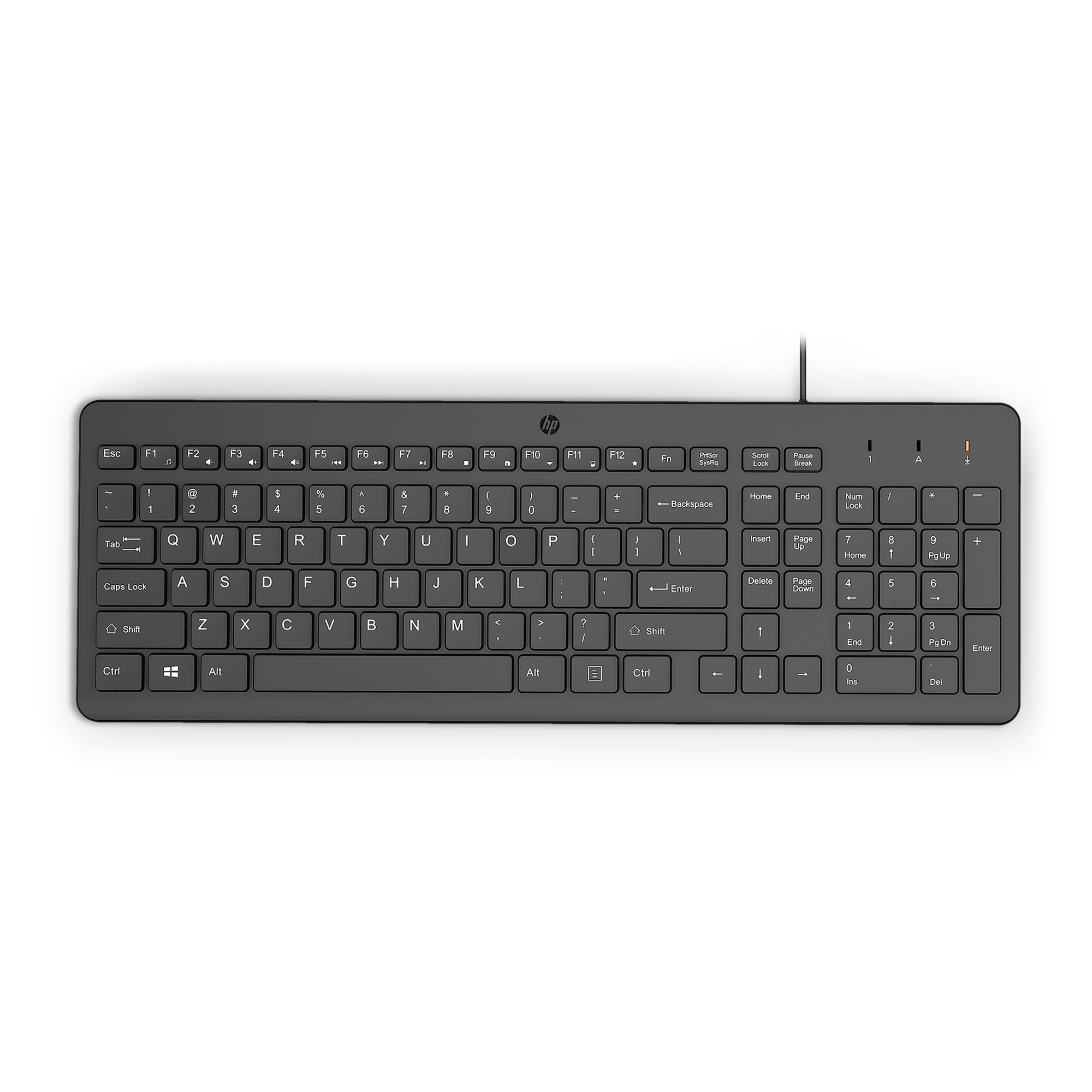 HP 150 - Juego de teclado y ratón - USB - Latinoamérica - negro - para HP 21, 22, 24, 27; Pavilion 24, 27, TP01; Pavilion Laptop 13, 14, 15