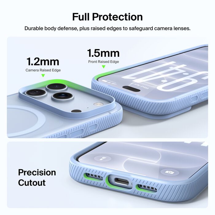 Belkin - Grip Case - D1 (Pro) Marina Blue