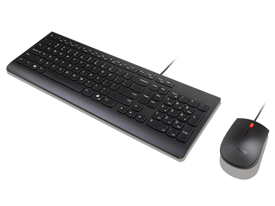 Lenovo - Keyboard and mouse set - Essential Wired Combo
