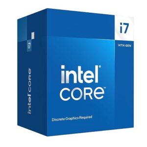 Intel Core i7 i7-14700F - 2.1 GHz - 20 núcleos - 28 hilos - 33 MB caché - FCLGA1700 Socket - Caja