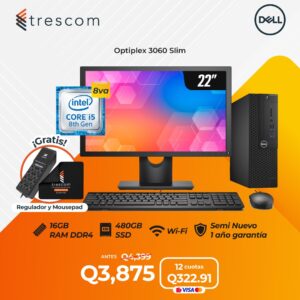 Optiplex 3060 Slim / Pantalla de...