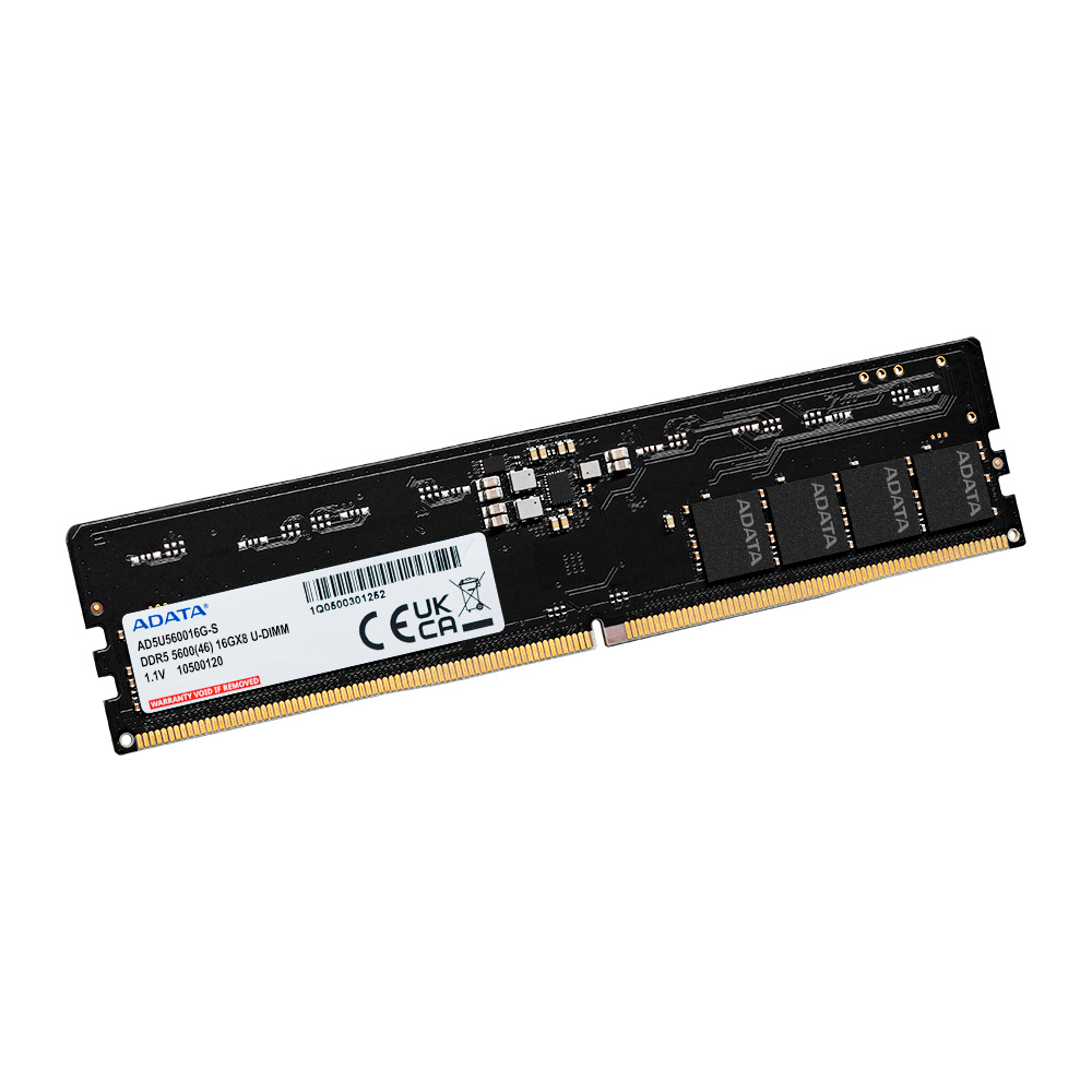 A-Data - DDR5 SDRAM - 5600 MHz - Unbuffered - Non-ECC - ADATA 16GB 5600MHZ U-DIMM
