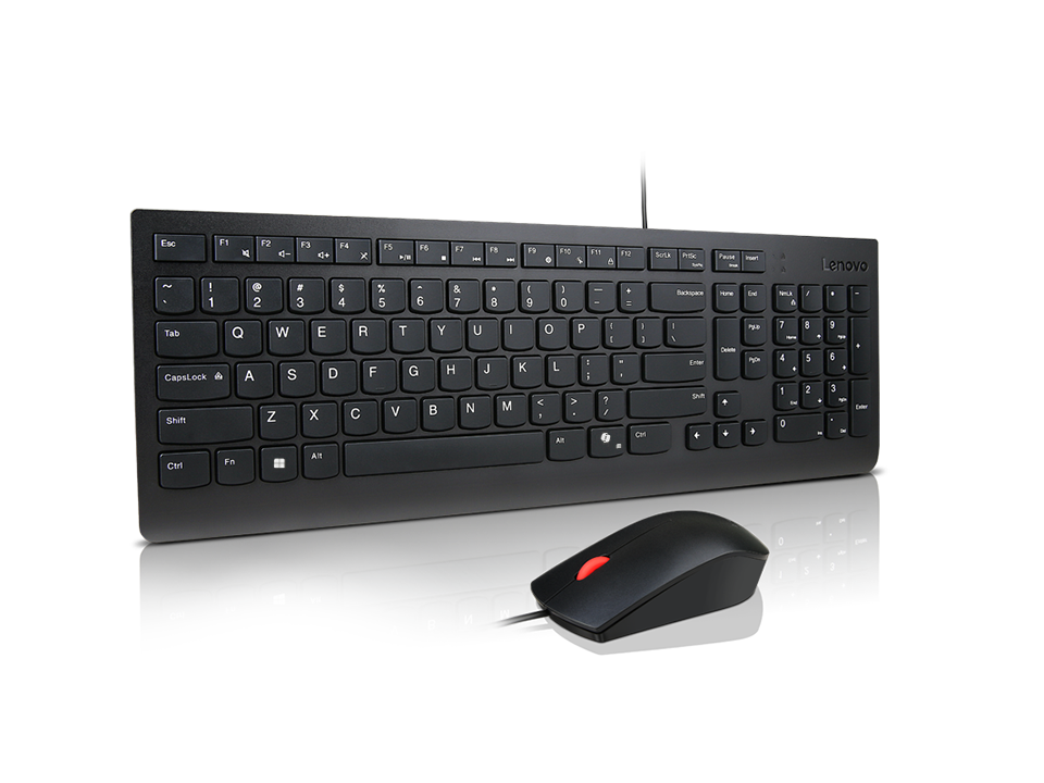 Lenovo - Keyboard and mouse set - Essential Wired Combo
