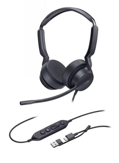 HEADSET YL DUAL TEAMS USB C/A UH44