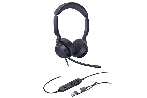 HEADSET YL DUAL TEAMS USB C/A UH44