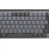Teclado Logitech MX Mechanical Mini TKL, Inalámbrico, Bluetooth, Grafito (Español) -  920-010846
