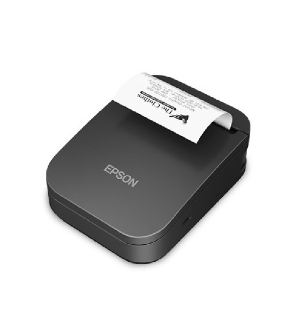Impresora de recibos portátil, Wi-Fi 5/Bluetooth 5.0, Epson TM-P80II, 3", Batería de larga duración - C31CK00001