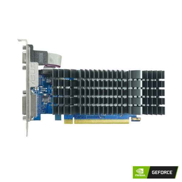ASUS GeForce GT 710 EVO - Tarjeta gráfica - GF GT 710 - 2 GB DDR3 - PCIe 2.0 perfil bajo - DVI, D-Sub, HDMI - GT710-SL-2GD3-BRK-EVO