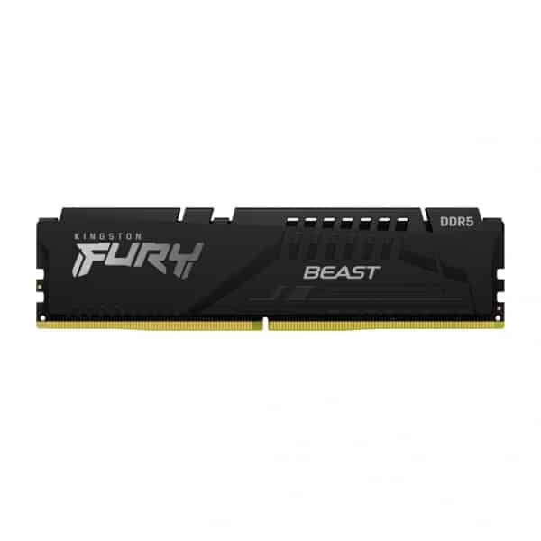 Memoria RAM Kingston Fury Beast Black DDR5, 5200MHz, 32GB, CL40, XMP - KF552C40BB-32