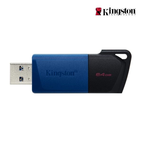 Memoria USB Kingston DataTraveler Exodia M, 64GB, USB A, Negro/Azul - DTXM/64GBDTXM/64GB