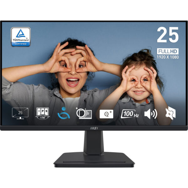 Monitor MSI PRO MP251 LED 24.5", 1920x1080 Full HD, 100Hz, HDMI, Bocinas Integradas, Negro - PRO MP251