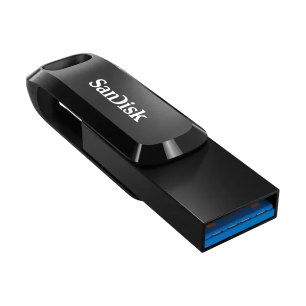 Unidad flash SanDisk Ultra Dual Drive Go USB Type-C de 512 GB - SDDDC3-512G-G46, negro - Color negro - Tamaño 512 GB - Nombre de estilo Hasta 150 MB/s