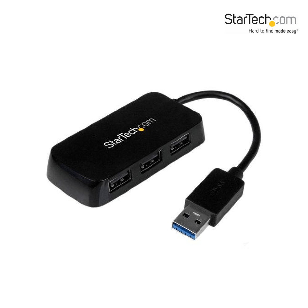 StarTech.com - Adaptador Concentrador Hub Ladrón USB 3.0 (5Gbps) Super  Speed para Laptop de 4 Puertos Salidas - Blanco