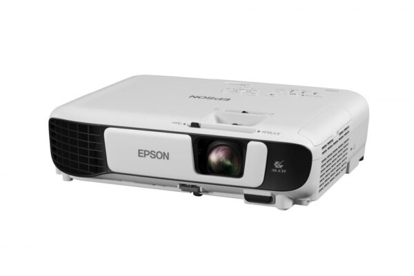 Proyector Epson Power Lite W52+ 3LCD, WXGA 1280 x 800, 4000 Lúmenes, con Bocina, Blanco/Negro - V11HA02021