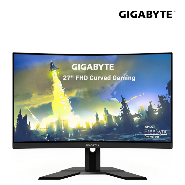 Monitor Gaming Gigabyte Curvo 27 G27FC LED 1920x1080 165Hz HDMI DP - G27FC  A - Trescom